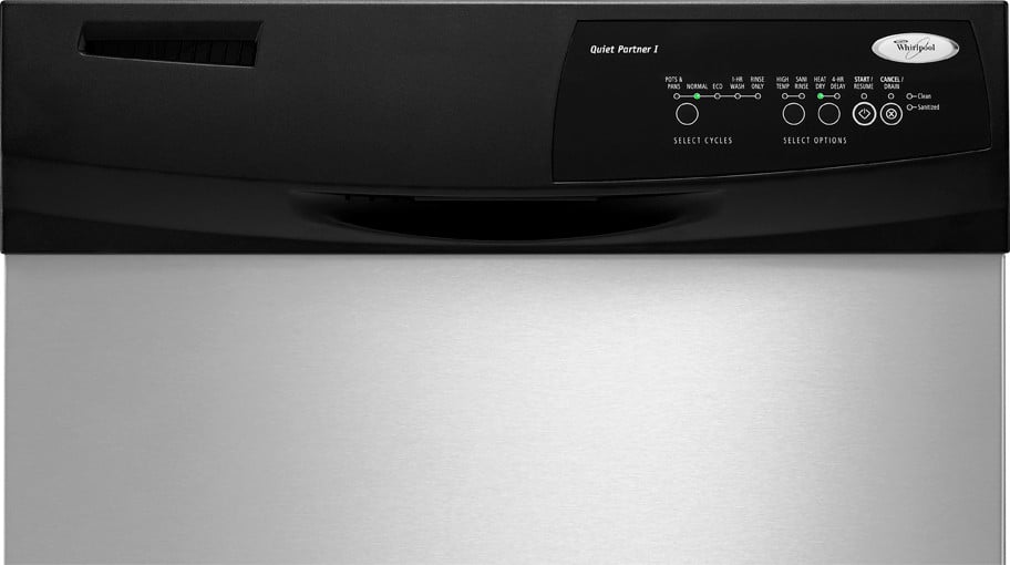 Whirlpool DU1030XTXS Full Console Dishwasher with 5 Wash Cycles, 4