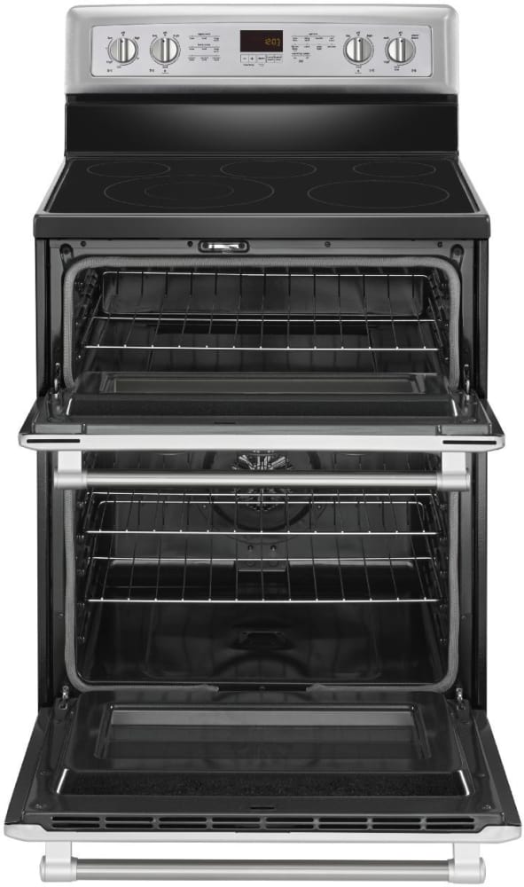 Maytag MET8720DS 30 Inch Freestanding Smoothtop Electric DoubleOven