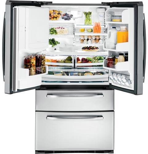 GE PGS25KSESS 24.8 cu. ft. French Door Refrigerator with 2 Adjustable ...