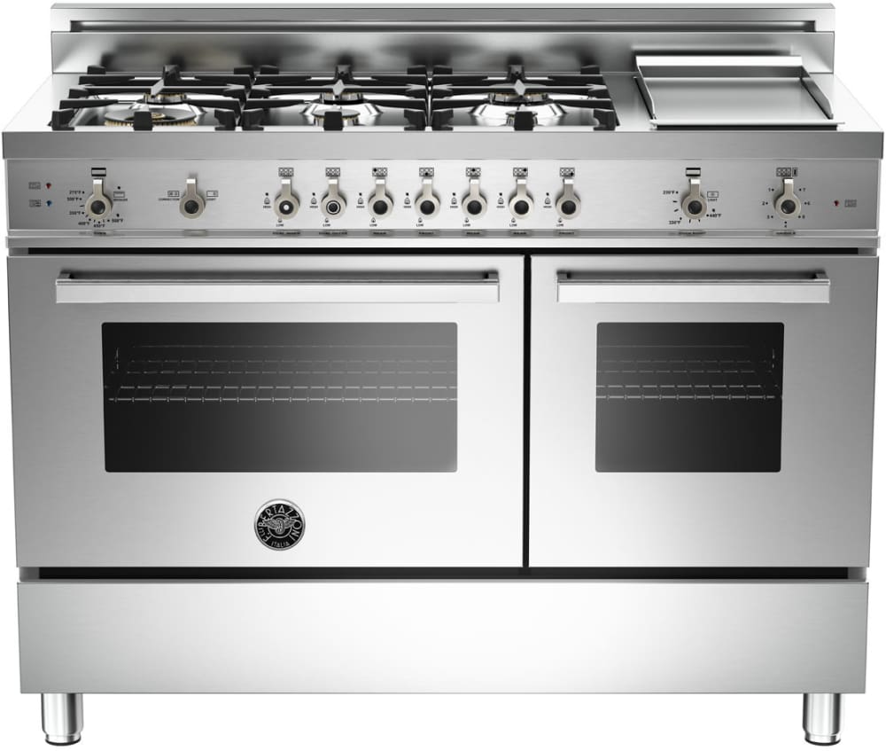 Bertazzoni Pro486ggasx 48 Inch Pro Style Gas Range With 6 Sealed