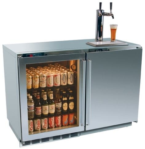 Perlick H2rtd4d2s 48 Inch Freestanding Beer Dispenser With 1 Half