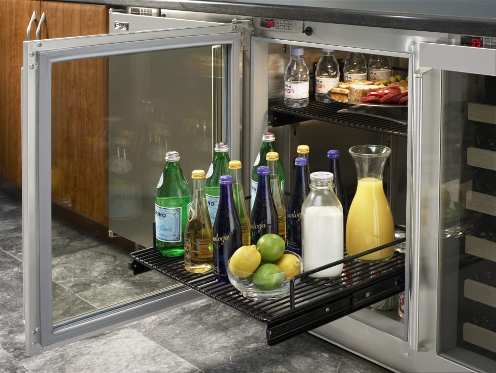 Perlick H2RD2WD4S 48 Inch Freestanding Refrigerator/Wine Cooler with 48