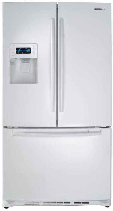 Samsung Rf26xaewp 26 Cu Ft French Door Refrigerator With 5 Spill Proof Glass Shelves Power Freeze Power Cool Cool Tight Door Premium External Water Ice Dispenser And Digital Display White Pearl
