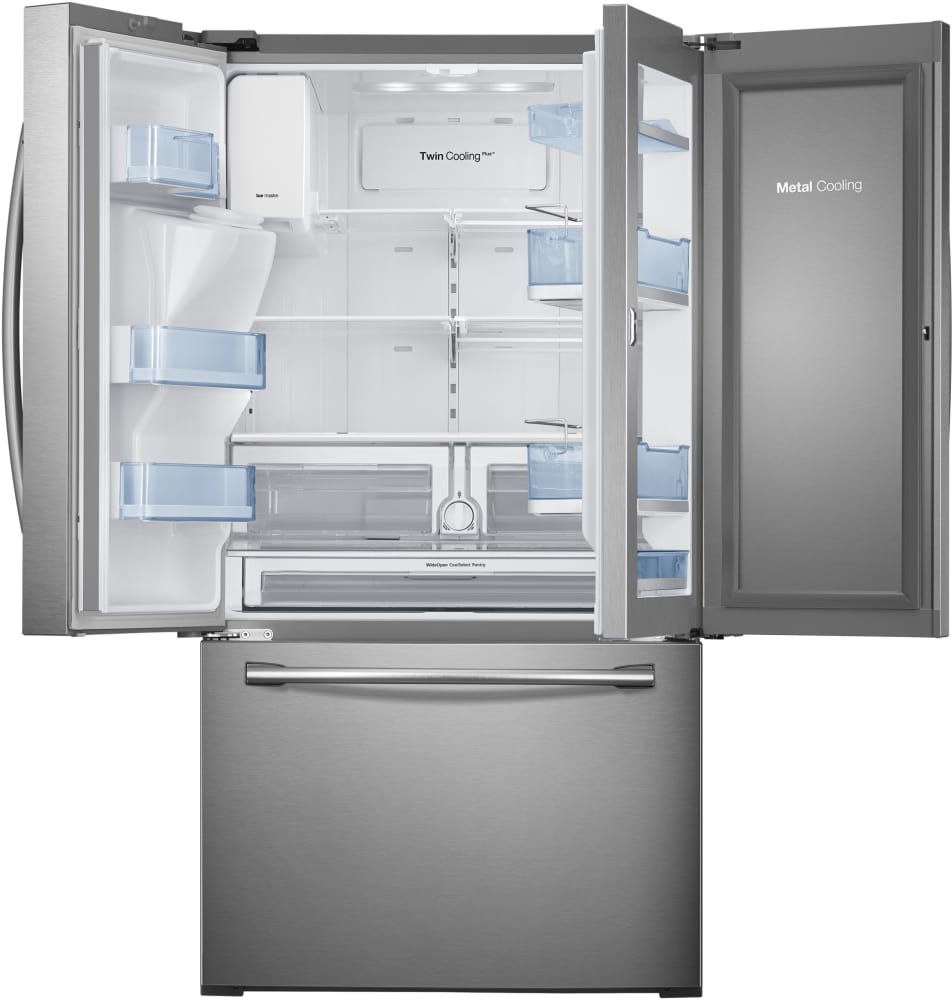 28 cu. ft. 3-Door French Door Food ShowCase Refrigerator with Dual Ice  Maker Refrigerators - RF28HDEDTSR/AA