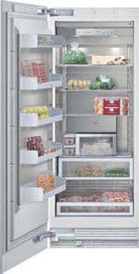 Gaggenau Rf471700 30 Inch Built In Fully Integrated Freezer With 4 Solid Metal Shelves 15 9 Cu Ft Capacity Aluminum Door Bins Fast Freeze Warning Systems Ice Maker And Requires Door Panel