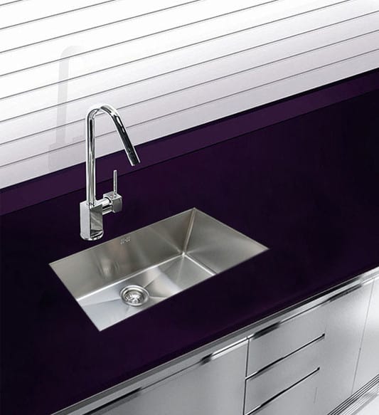 Ukinox RS838 31 Inch Undermount Single Bowl Stainless Steel Sink with