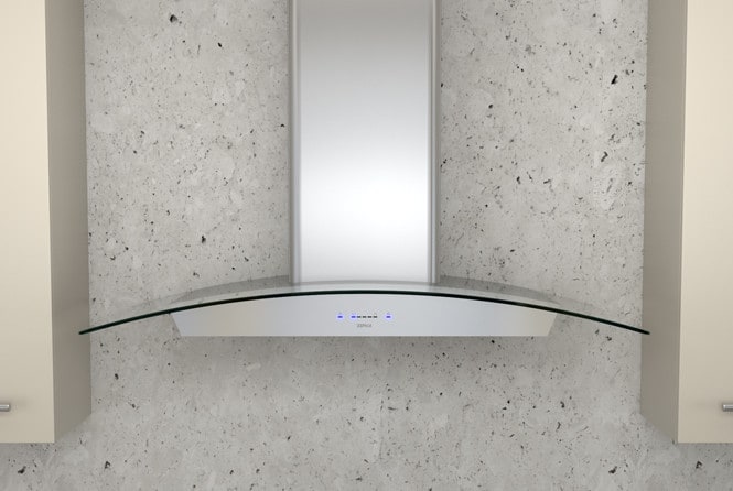 Zephyr ZRVE30AGG 30 Inch Wall Mount Chimney Pro Range Hood with