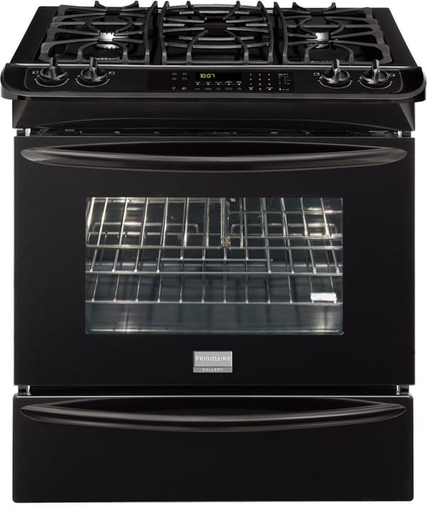 Frigidaire FGDS3065KB 30 Inch Slidein DualFuel Range with 4 Sealed
