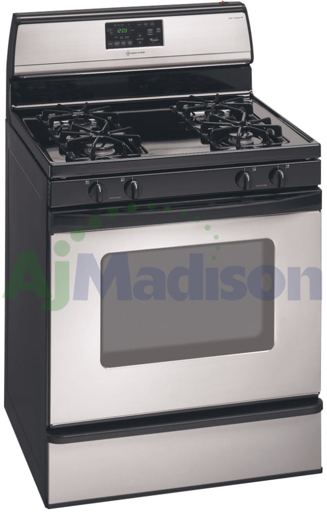 Whirlpool SF379LEMS 30Inch Self Cleaning Freestanding Gas Range