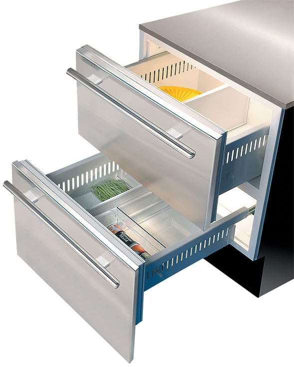 Sub Zero 500 series white wire freezer drawer