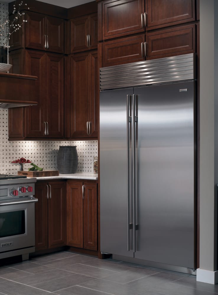 refrigerator built zero sub side kitchen subzero refrigerators 48 fridge inch panels freezer stainless steel wolf water bi 48s kitchens