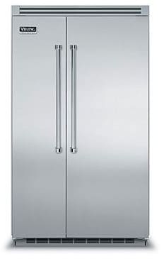Viking VCSB5482SS 48 Inch Built-in Side by Side Refrigerator with