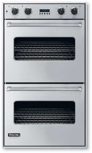 Viking Vedo530ss 30 Inch Double Electric Wall Oven With Vari Speed Dual Flow Truconvec Convection Rapid Ready Preheat And Gourmet Glo Infrared Broiler Stainless Steel