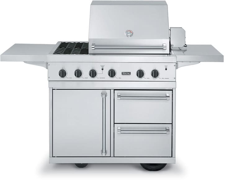 Viking VGBQ4122RE1L 41 Inch Built-in Gas Grill with 563 sq. in