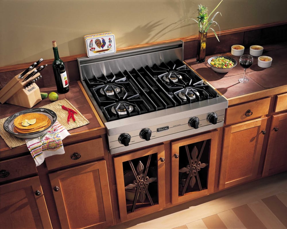 Viking VGRT3024BSS 30 Inch Pro-Style Gas Rangetop with 4 VSH Pro Sealed ...