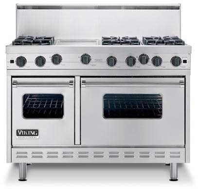 Viking VGSC4876QSS 48 Inch Pro-Style Gas Range with 6 VSH Pro