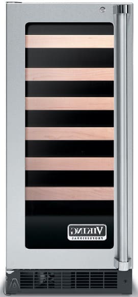 Viking VUWC1541CLSS 15 Inch Wine Cellar with 24-Bottle Capacity, 6