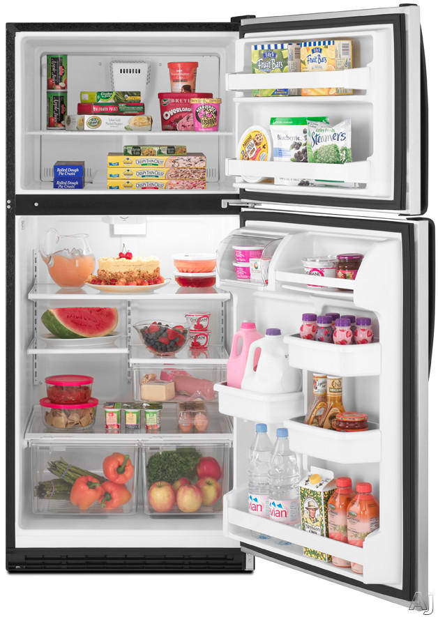 Whirlpool W9TXNMFWT 19 cu. ft. TopFreezer Refrigerator with Adjustable