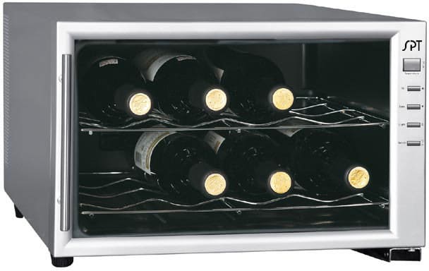 SPT Thermo-Electric Wine Cooler with Heating 8 Bottles 