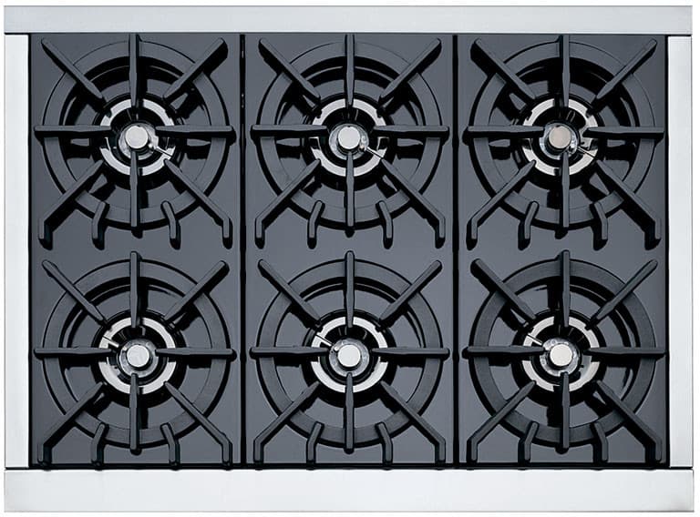 Wolf 36 Professional All Gas Range Oven 6 Burner Red Knobs R366