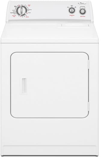 Whirlpool : WGD5100VQ 29 Gas Dryer with 6.5 cu. ft. Capacity White