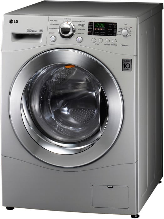 LG WM3455HS 24 Inch Front Load Compact Washer/Dryer Combo with 2.7 cu. ft. Capacity, 9 Wash