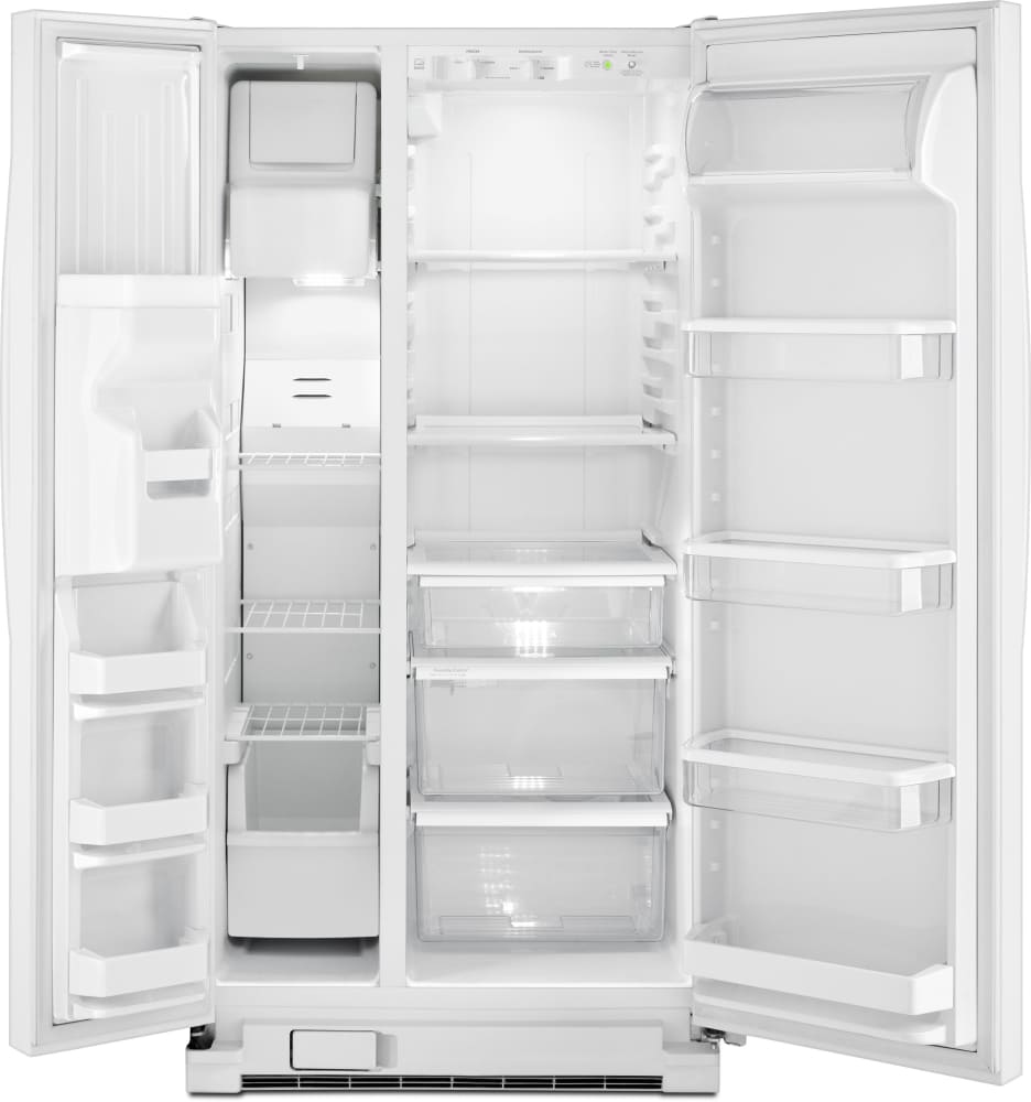 Whirlpool WRS322FDAW 33 Inch SidebySide Refrigerator with AccuChill
