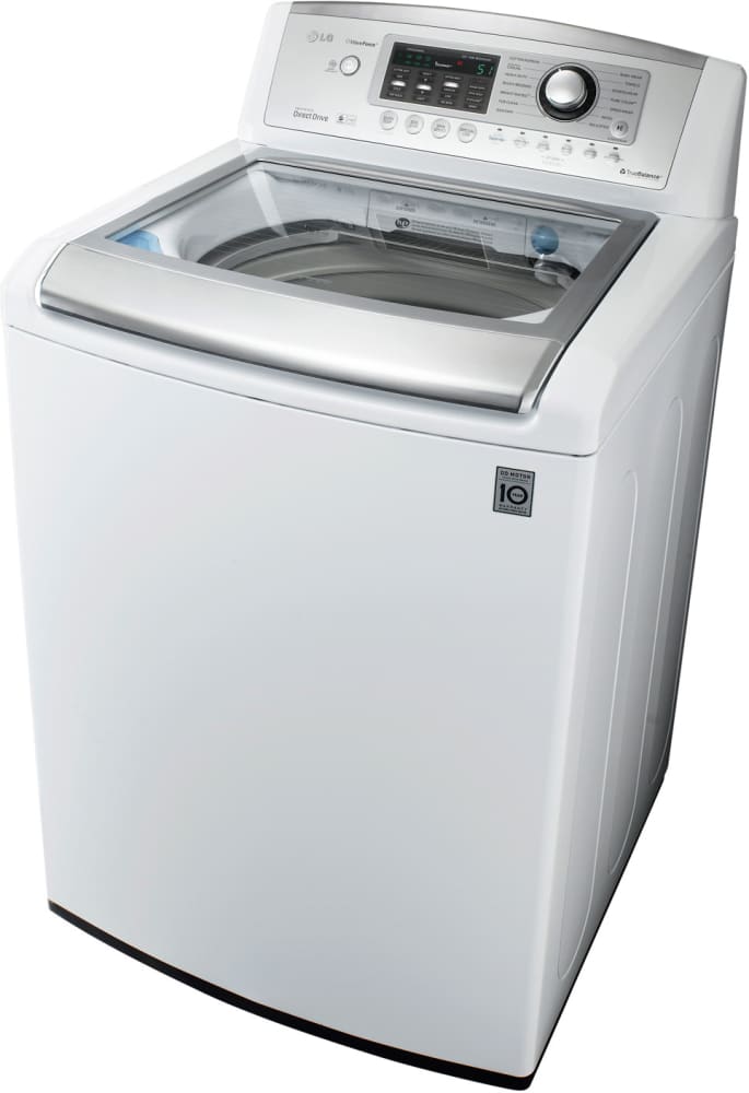 Lg Wt5170hw 27 Inch Top Load Washer With 4 7 Cu Ft Capacity 14 Wash Cycles 12 Options Coldwash Option Load Size Sensing Waveforce Technology And Dual Led Display White