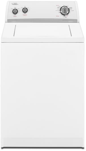 Whirlpool WTW5100VQ 27 Inch Top-Load Washer with 3.2 cu. ft. Capacity, 10  Wash Cycles, 3 Temperature Options, 3 Water Levels and Dual Action Agitator
