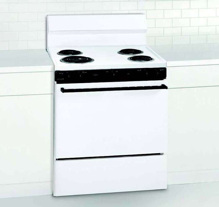 Frigidaire XFEF3000LW 30 Inch Freestanding Electric Range with 4 Coil