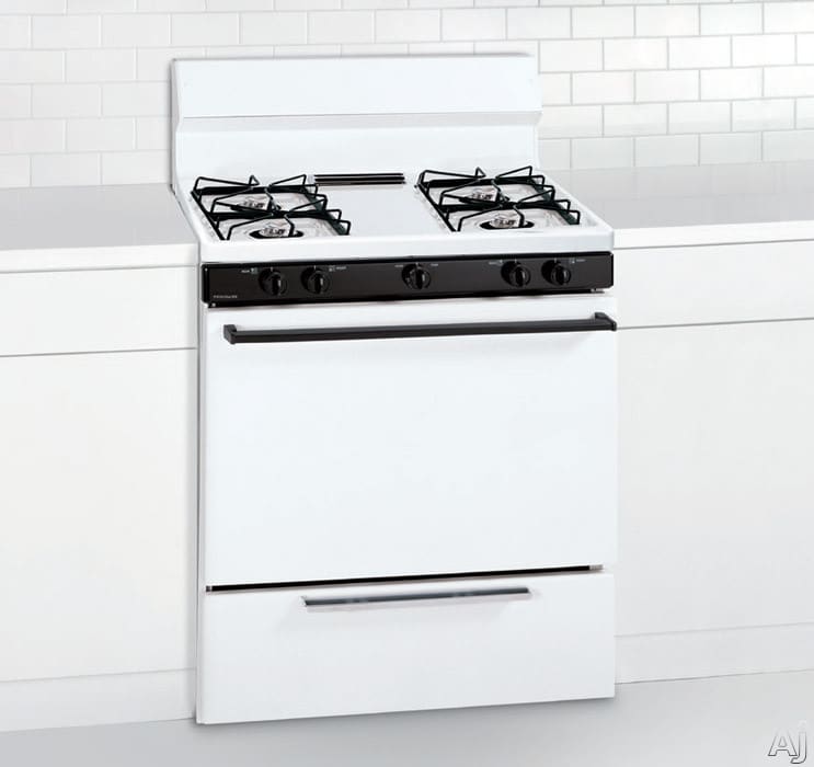Frigidaire XFGF3000LW 30 Inch Freestanding Gas Range with 4 Open