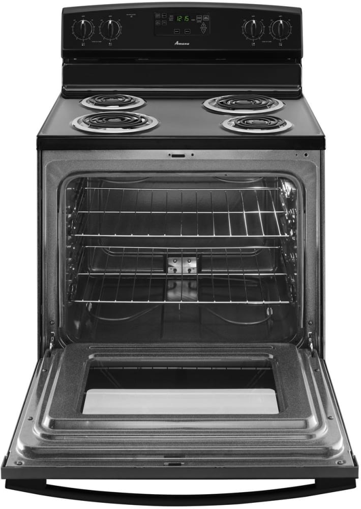 Amana ACR4503SEB 30 Inch Freestanding Electric Range with 4 Coil Elements, 4.8 Cu. Ft. Oven