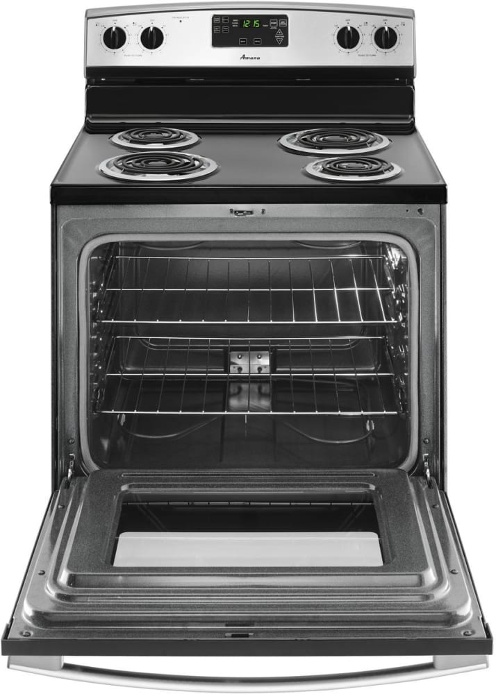 Amana ACR4503SES 30 Inch Freestanding Electric Range with 4 Coil