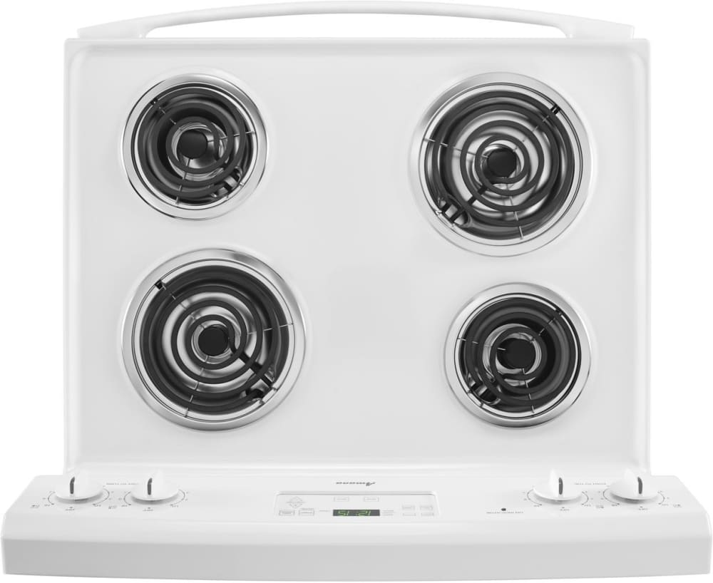 Amana ACR4503SEW 30 Inch Freestanding Electric Range with 4 Coil