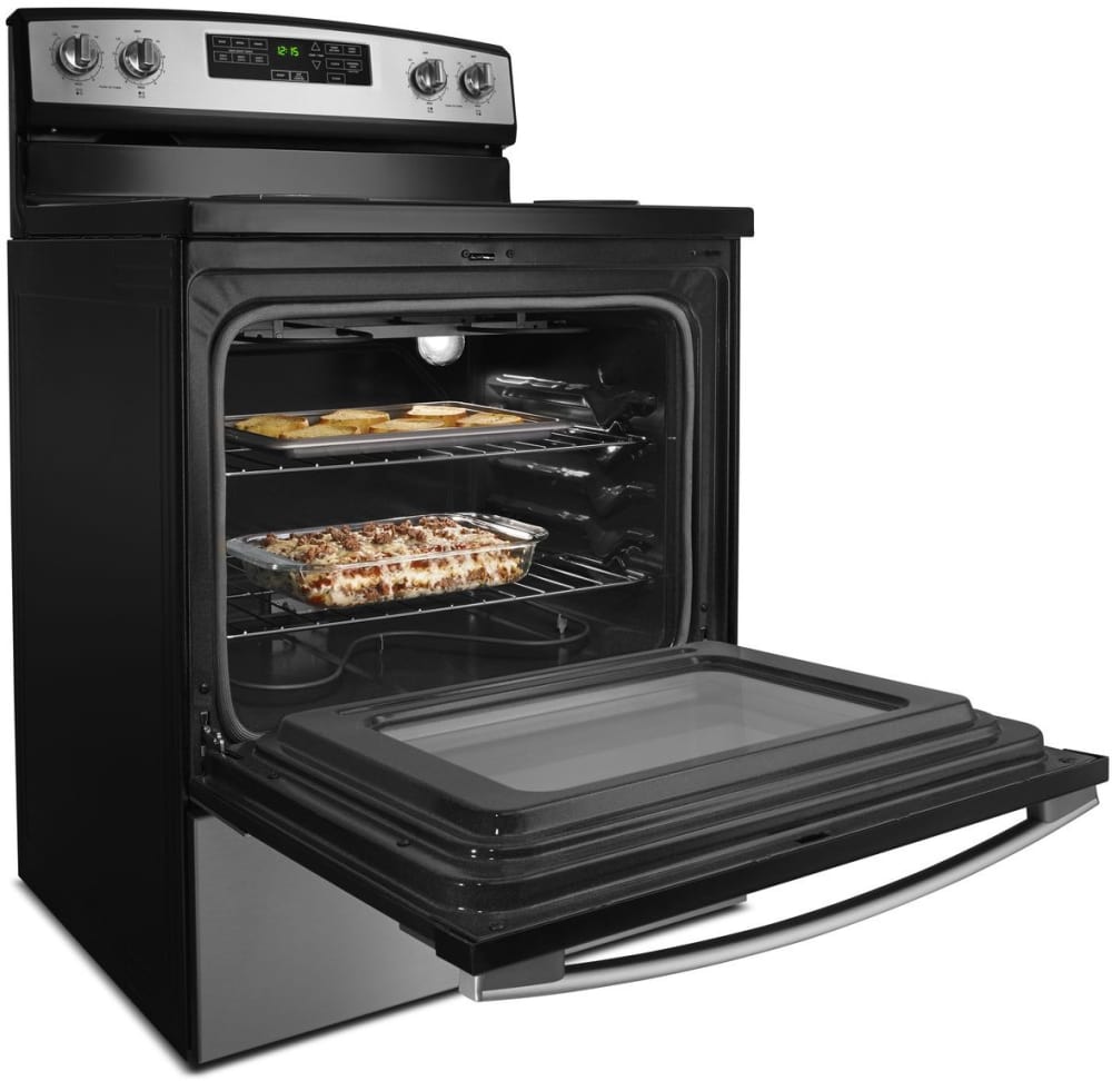 Amana ACR4503SFS 30 Inch Freestanding Electric Range with 4 Coil