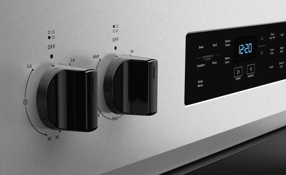 Whirlpool WFES3330RZ - 30 Inch Freestanding Electric Range Cooktop Control Knob