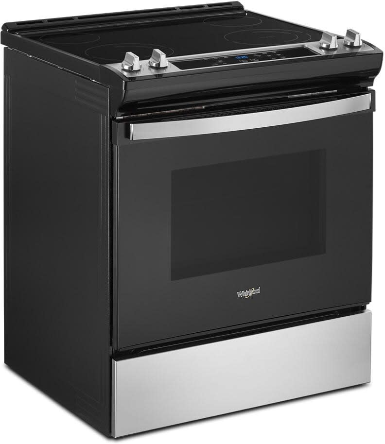 Whirlpool WEE515S0LS 30 Inch SlideIn Electric Range with 4 Elements, 4