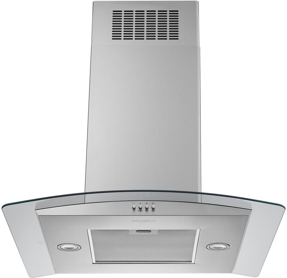 Whirlpool WVI51UC0LS 30 Inch Island Chimney Hood with 400 CFM