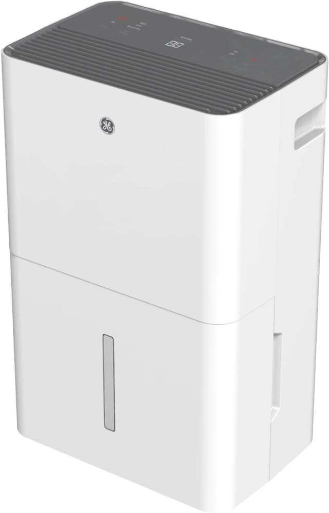 GE ADYR35LC Portable Dehumidifier with Smart Dry, Empty Bucket