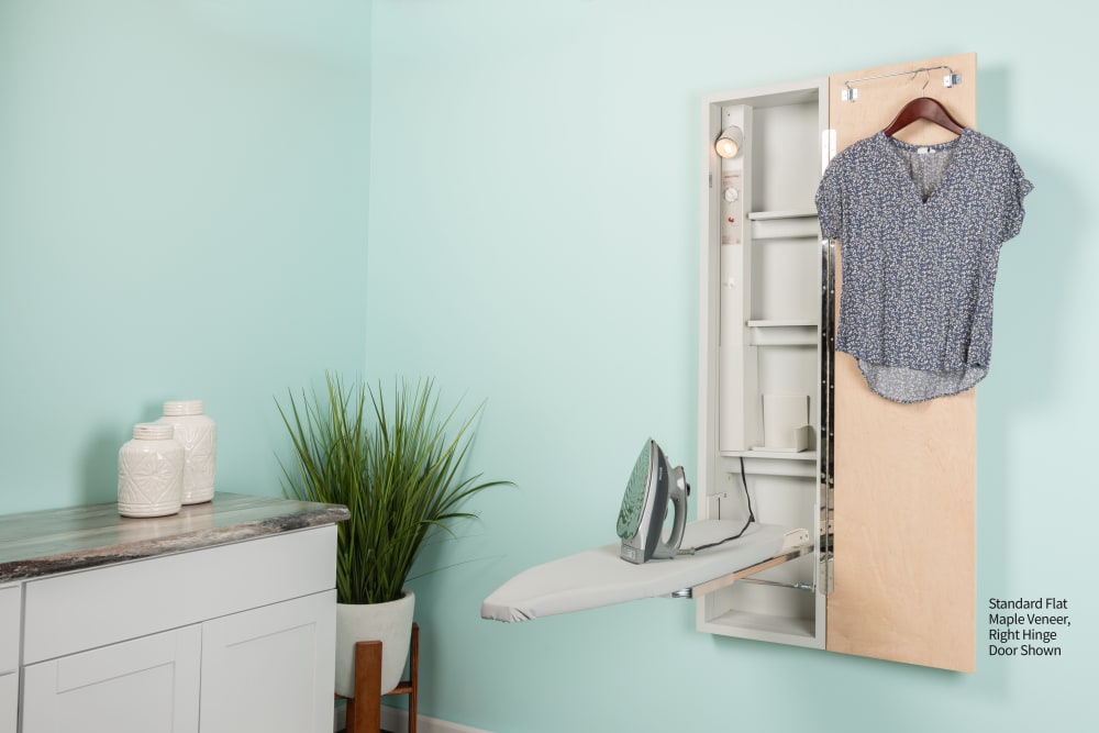Iron-A-Way AE46RWU 46 Inch Ironing Center with 90° Swivel Ventilated ...