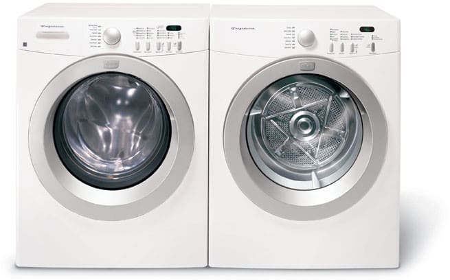 Frigidaire Agq7000es 27 Inch Gas Dryer With 5 8 Cu Ft Capacity 7 Auto Dry Cycles And Icare And Idry Ultra Intelligent Fabric Care Arctic White Platinum Trim