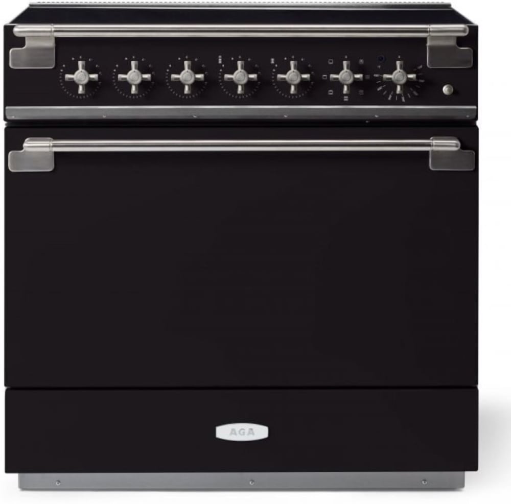 AGA AEL361INABMBL 36 Inch Freestanding Induction Range with 5 Elements, 4.5 cu. ft. Oven