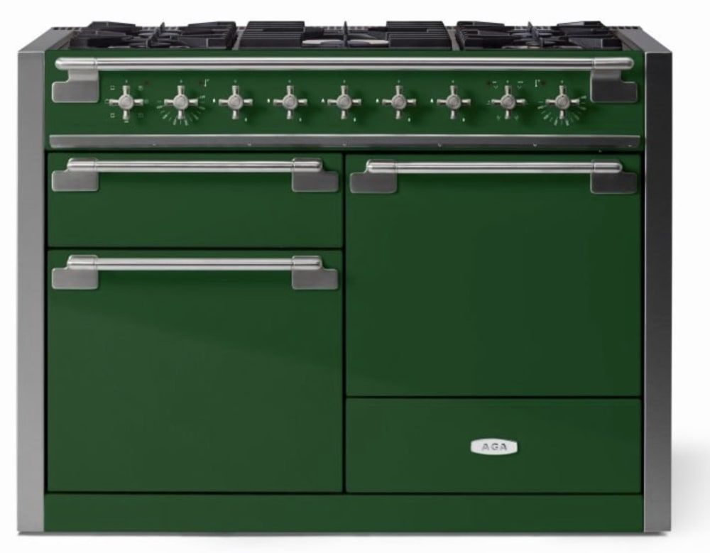 AGA AEL481DFABCWG 48 Inch Freestanding Dual Fuel Range with 5