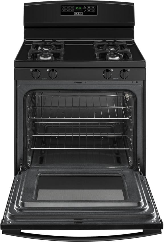 Amana AGR6303MMB 30 Inch Freestanding Gas Range with 4 Sealed Burners