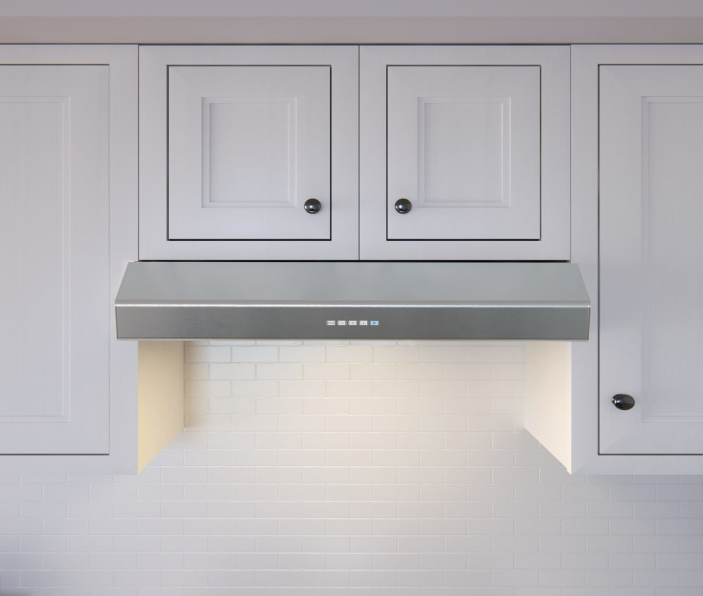 Zephyr AK1236CS 36 Inch Under Cabinet Range Hood with 3-Speed 400