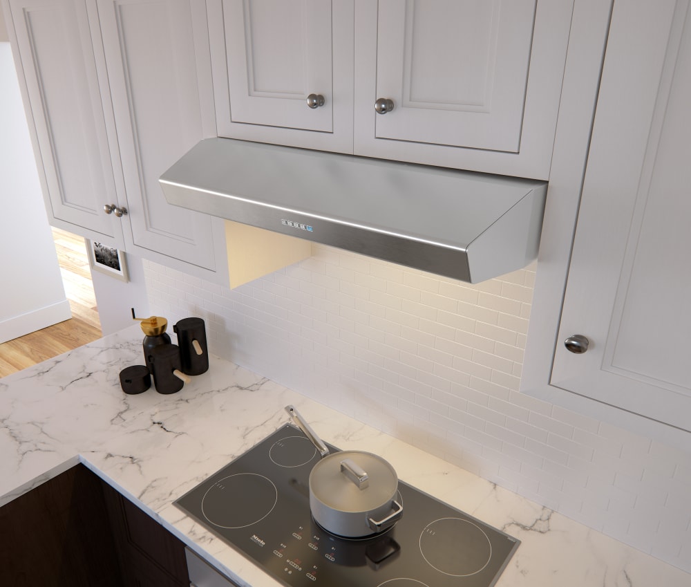 Zephyr AK1236CS 36 Inch Under Cabinet Range Hood with 3-Speed 400