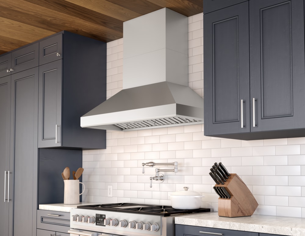 Zephyr AK7642BS Wall Mount Range Hood with 6-Speed 750 CFM