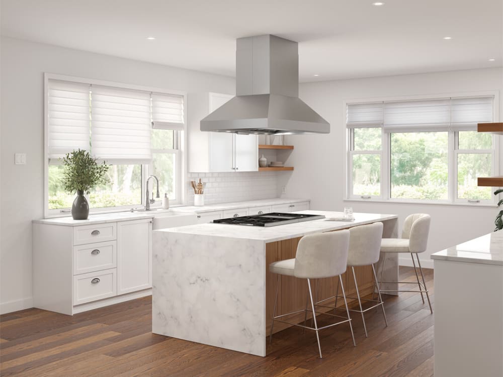 Zephyr AK7742BS Titan Island Mount Range Hood with 6-Speed/750 CFM