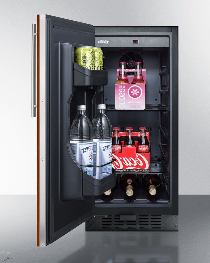 Summit ALR15BIFLHD 15 Inch Undercounter Refrigerator with Factory