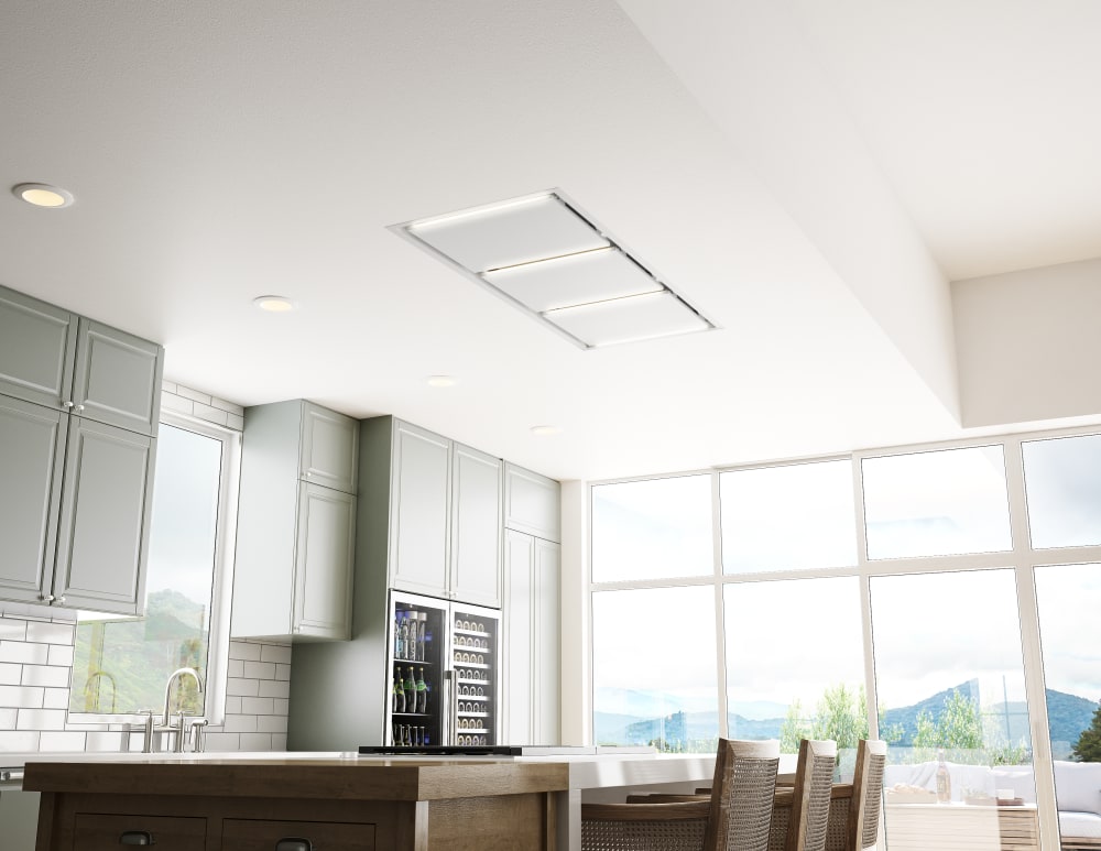 Zephyr ALUE63CWX Lux 63 Inch Island Mount Range Hood with Multiple